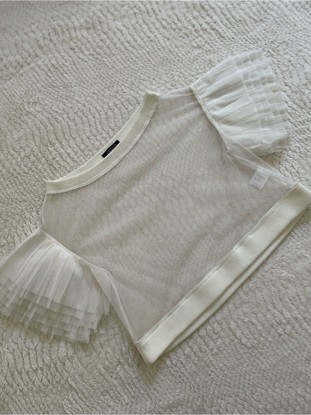 Korean Brand Romanchic Tulle Mesh Top🪽